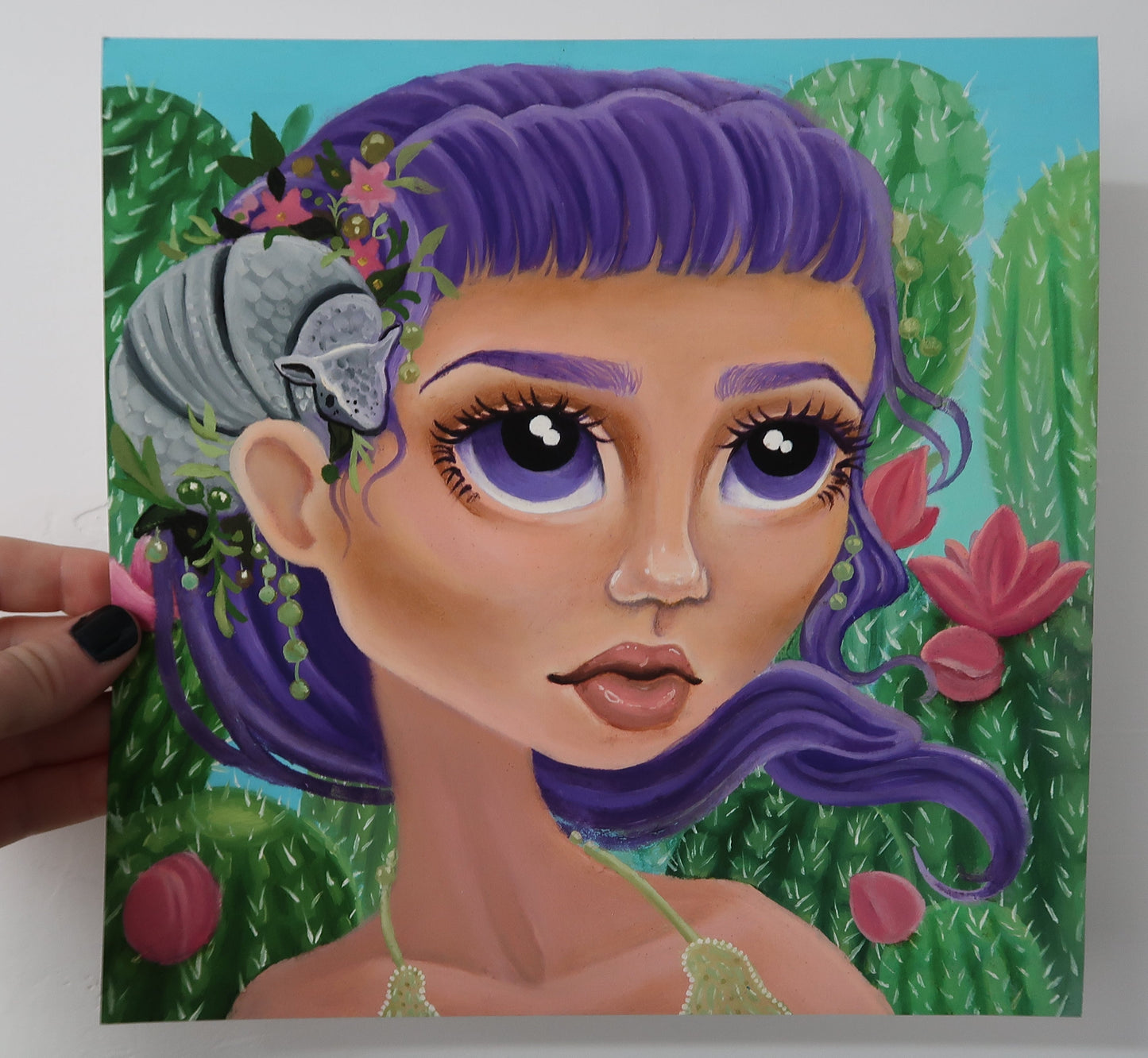 "Prickly Pear" 10"x10" LIMITED GICLEE PRINT