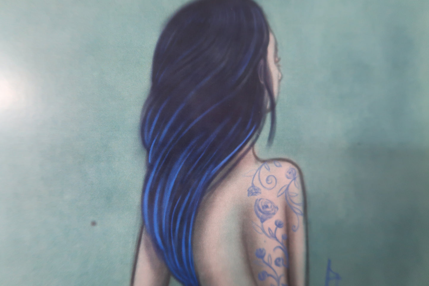 "Girl with the Tattoo" 8"x10" PRINT