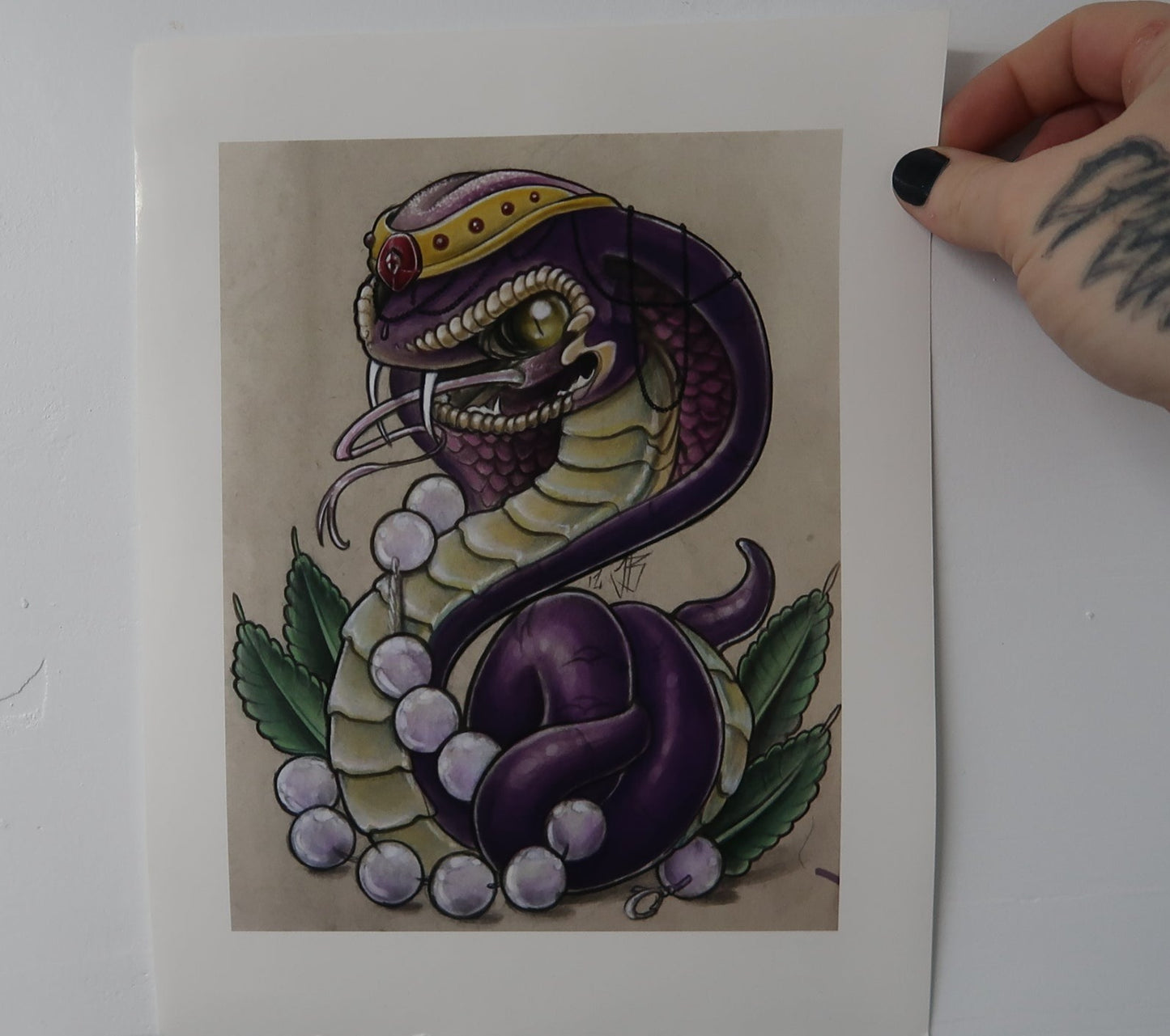 "Queen Cobra" 8"x10" LIMITED PRINT