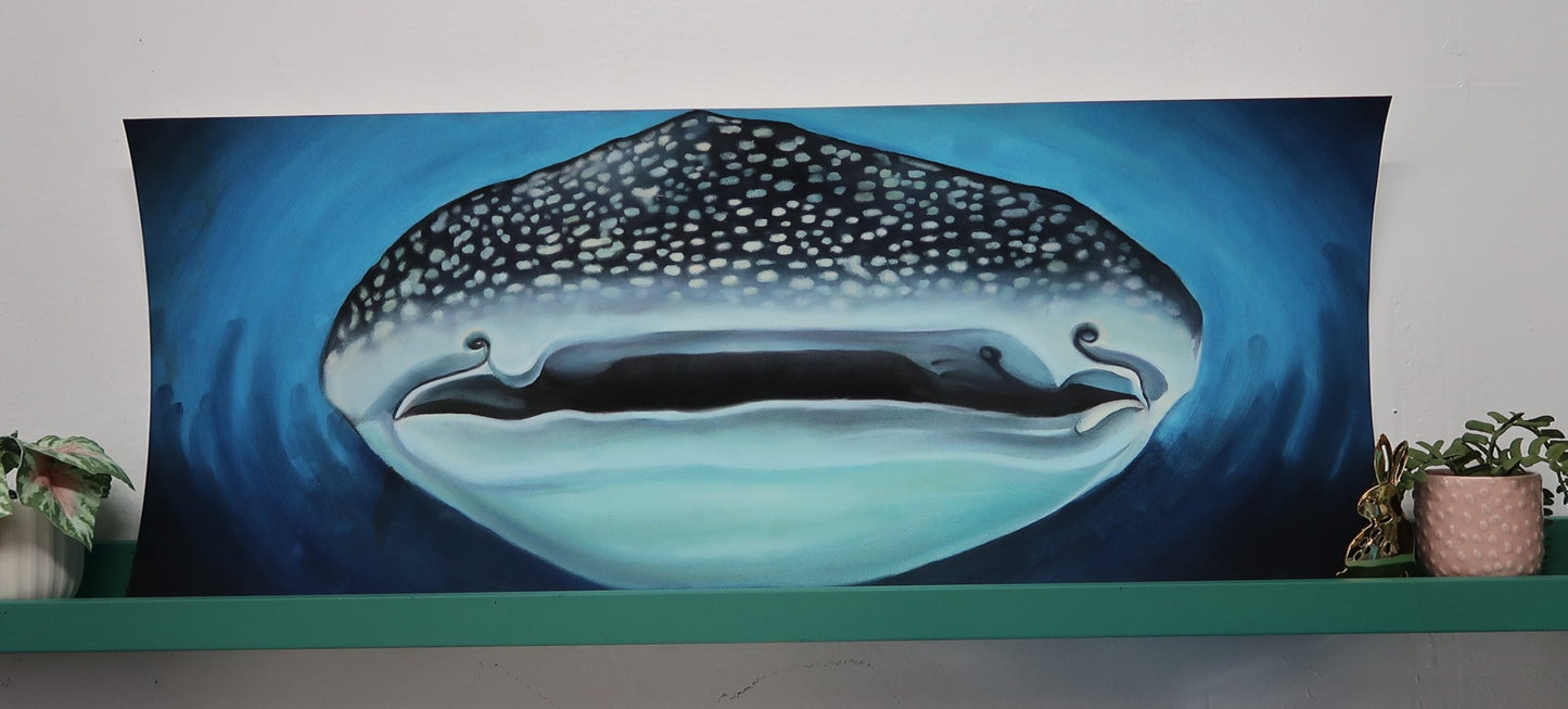 "Whale Shark" LIMITED RUN 12"x30" GICLEE PRINTS
