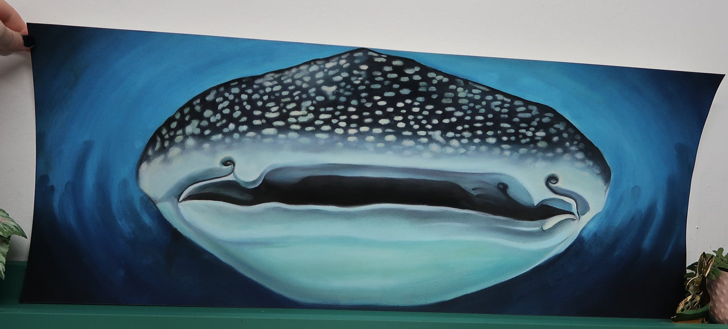 "Whale Shark" LIMITED RUN 12"x30" GICLEE PRINTS