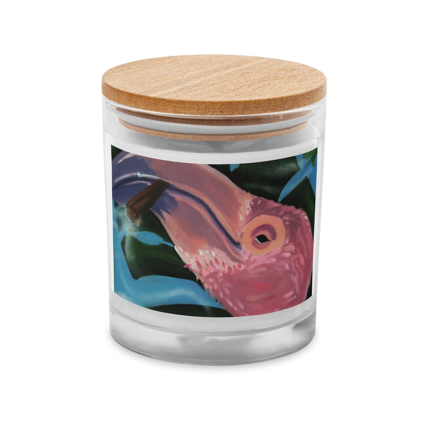 Glass jar candle - Fla-migo