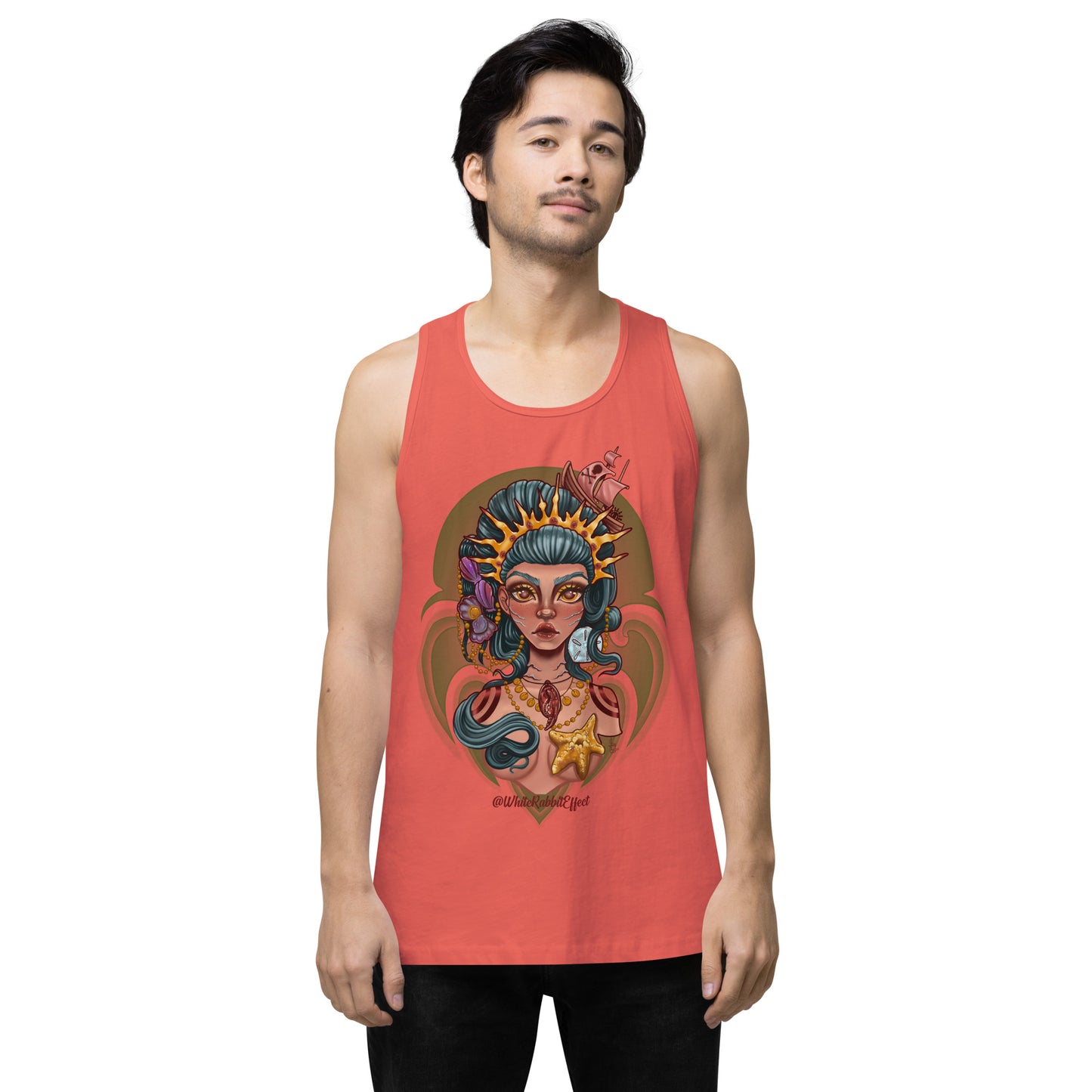 Men’s premium tank top - "Mermaid Queen"