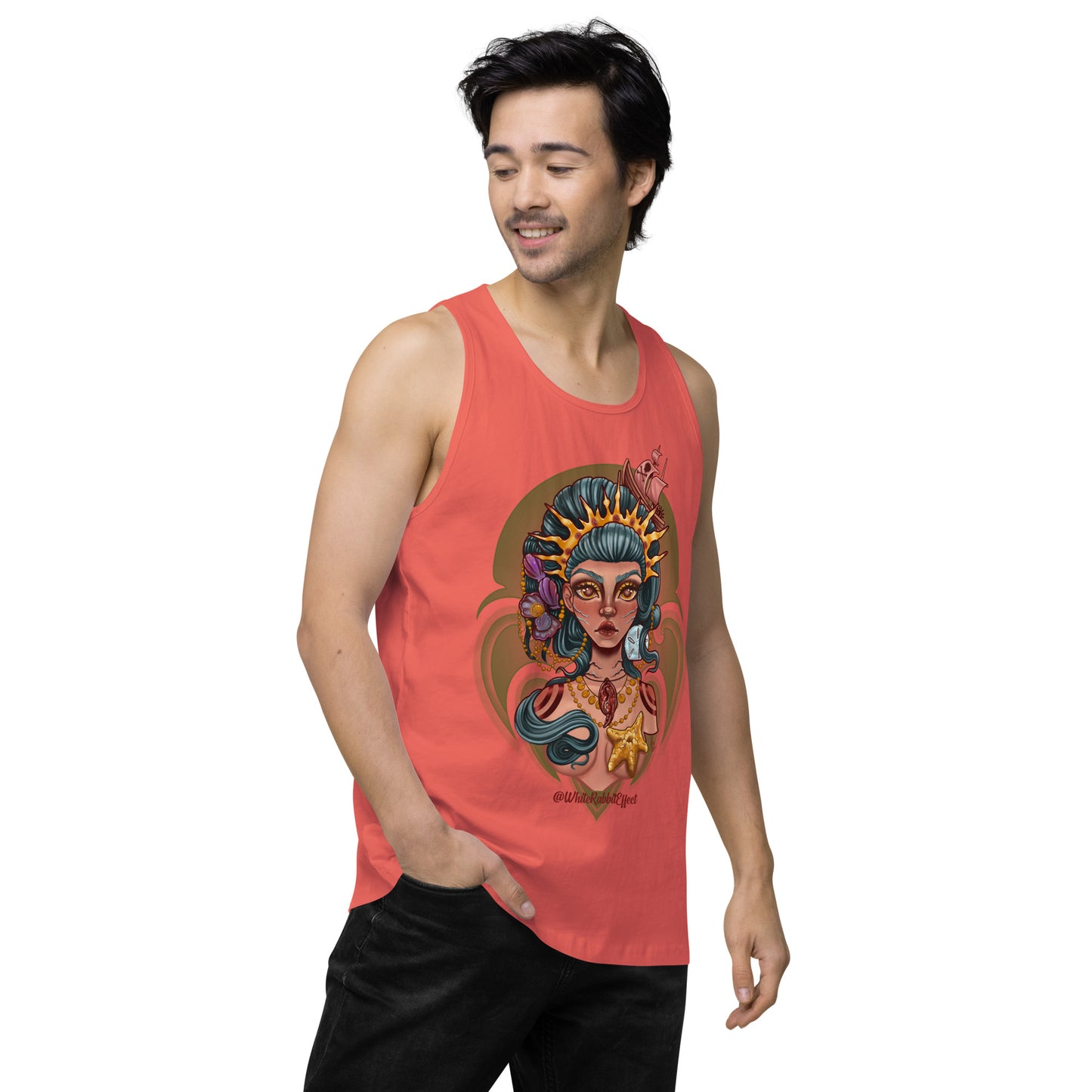 Men’s premium tank top - "Mermaid Queen"