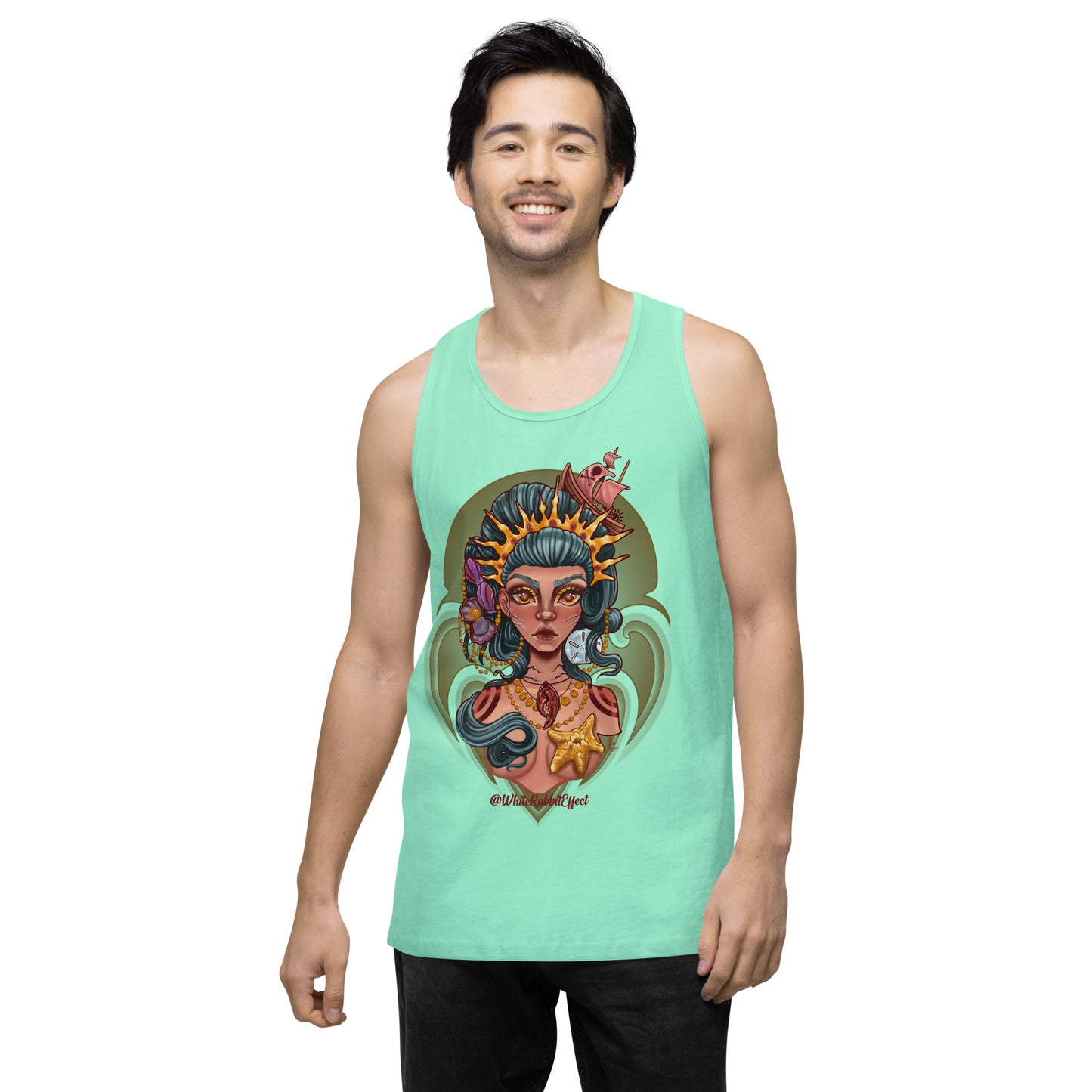 Men’s premium tank top - "Mermaid Queen"