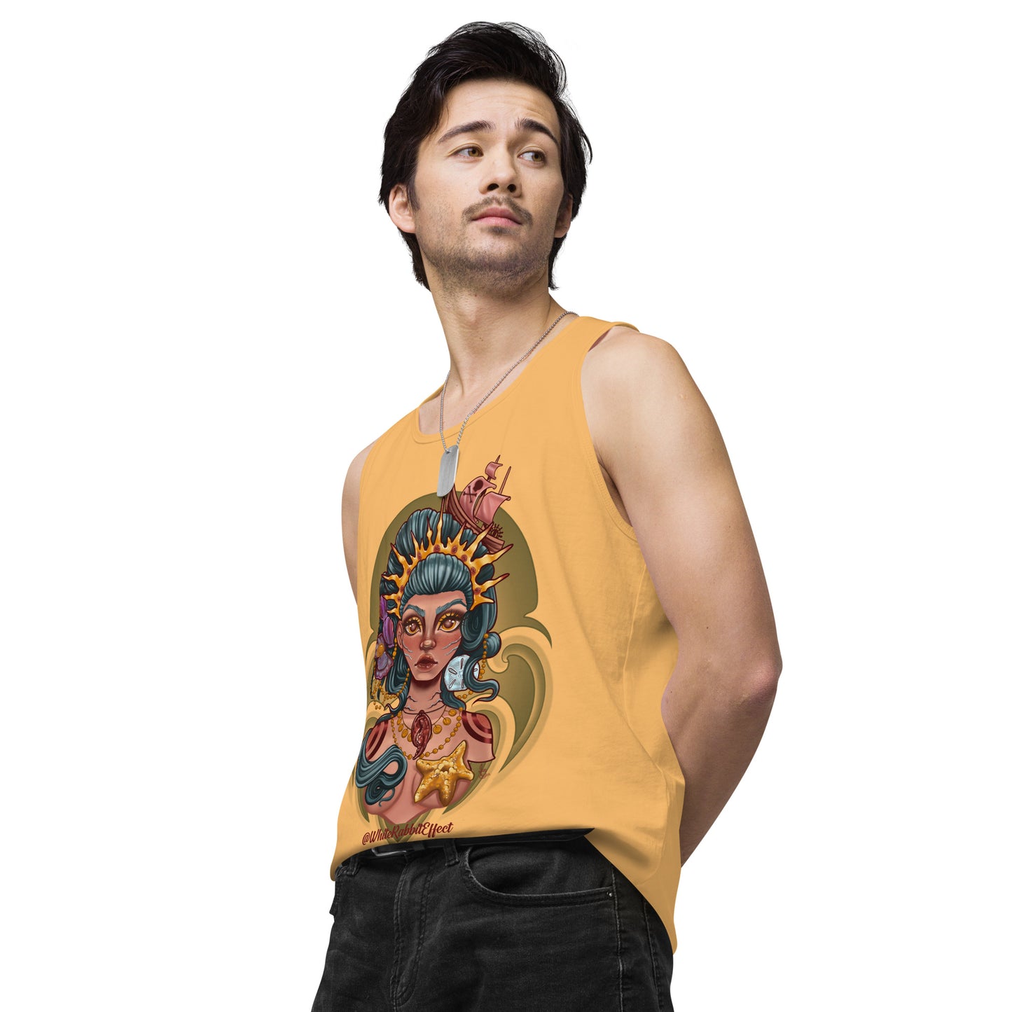 Men’s premium tank top - "Mermaid Queen"
