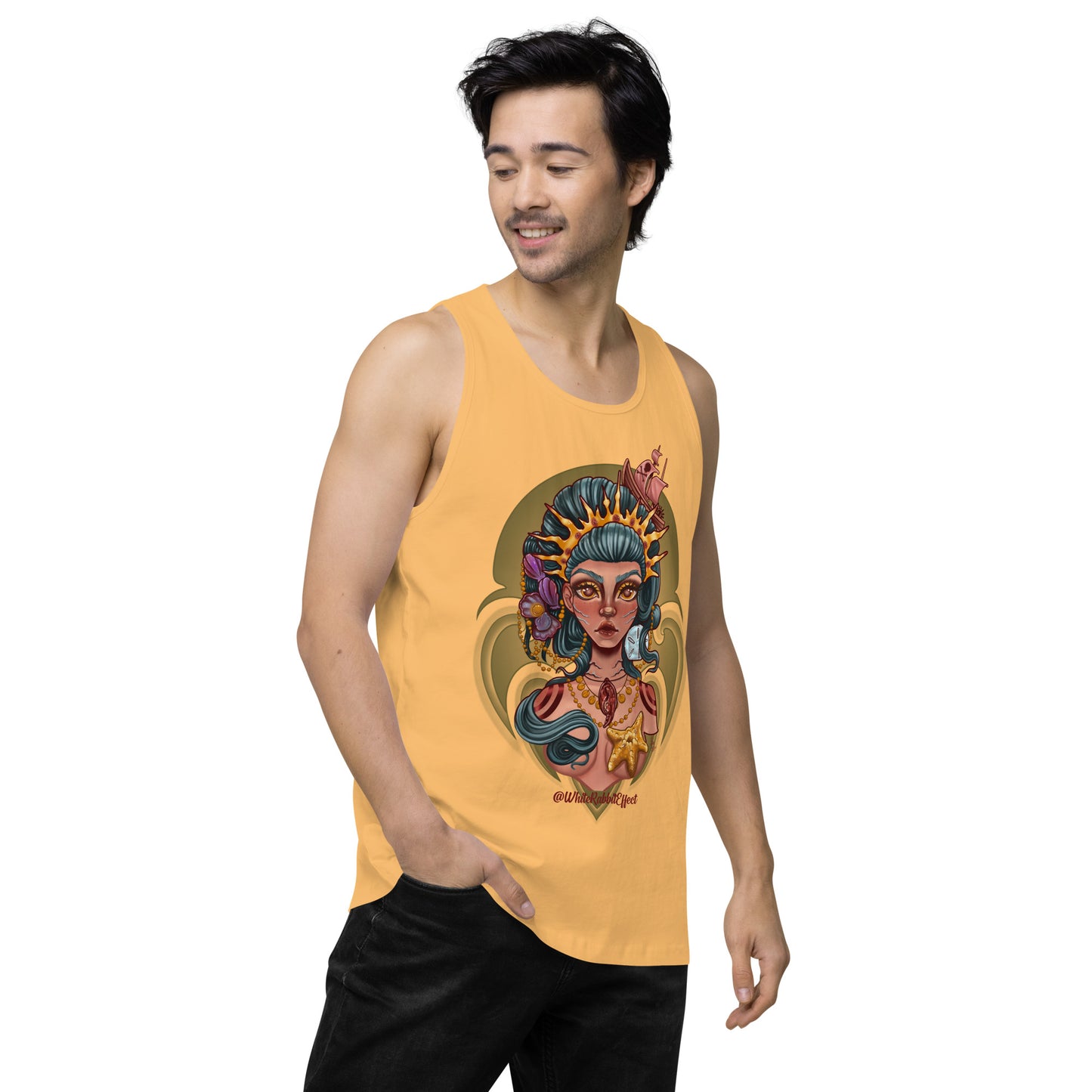 Men’s premium tank top - "Mermaid Queen"
