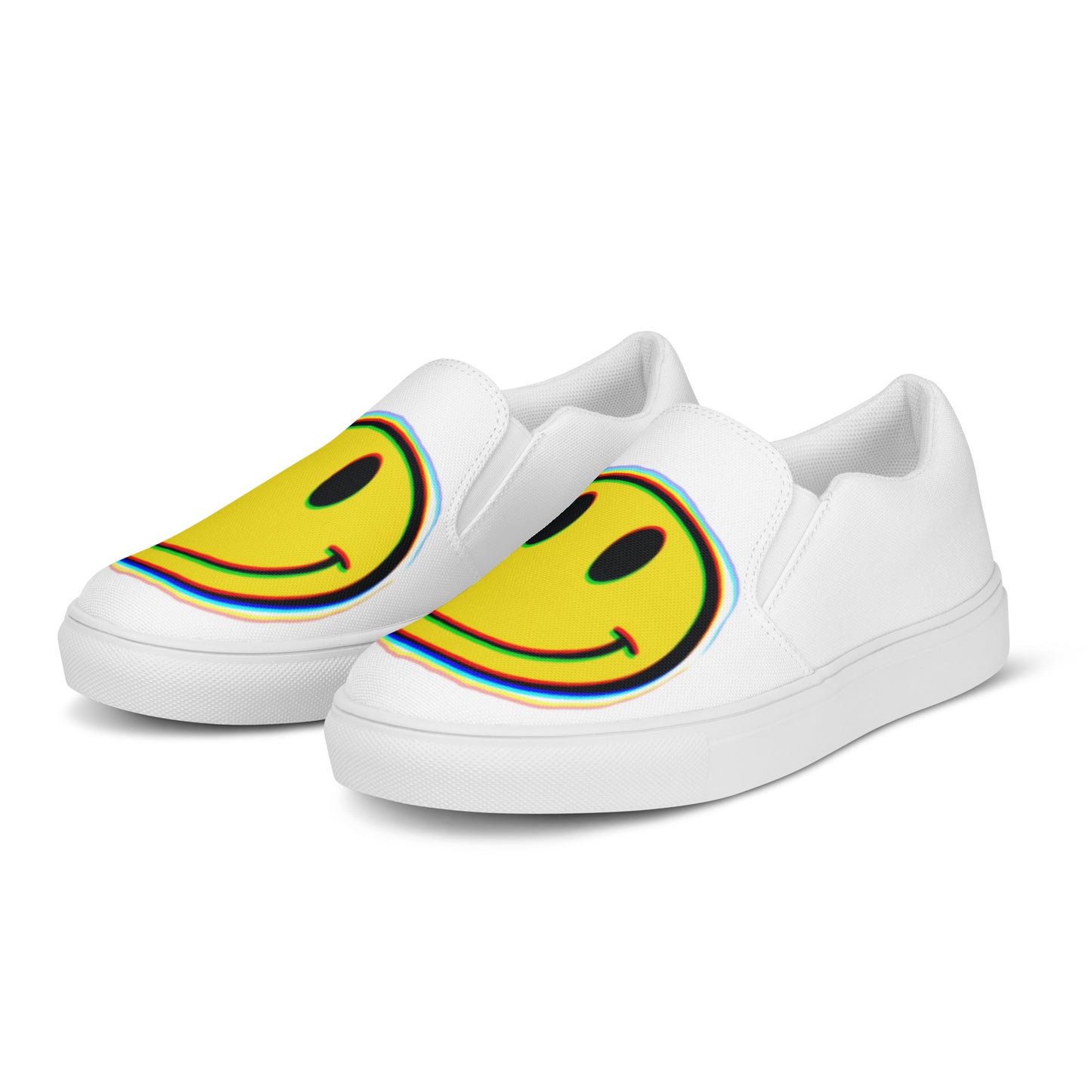Men’s slip-on canvas shoes-"Have a Nice Day/ Dont Trip"