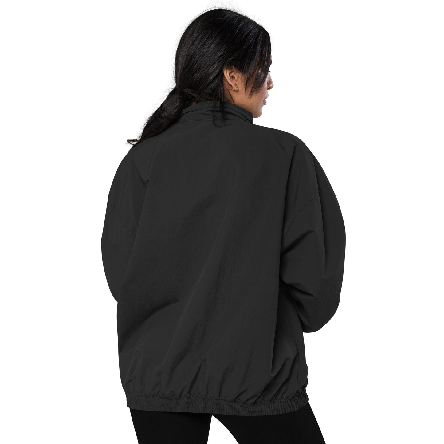 Recycled tracksuit jacket - "White Rabbit" LOGO