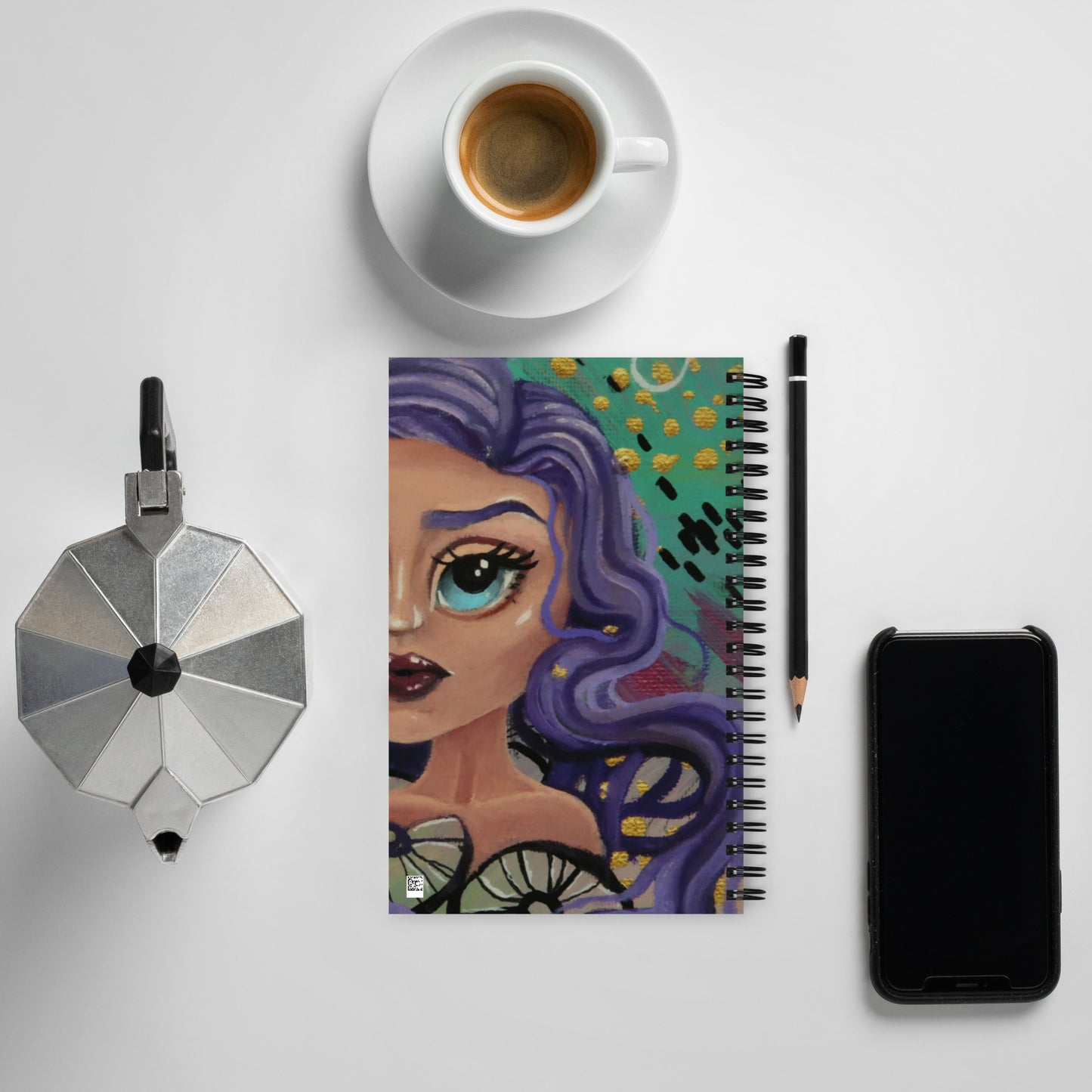 Spiral notebook - "Abstract"