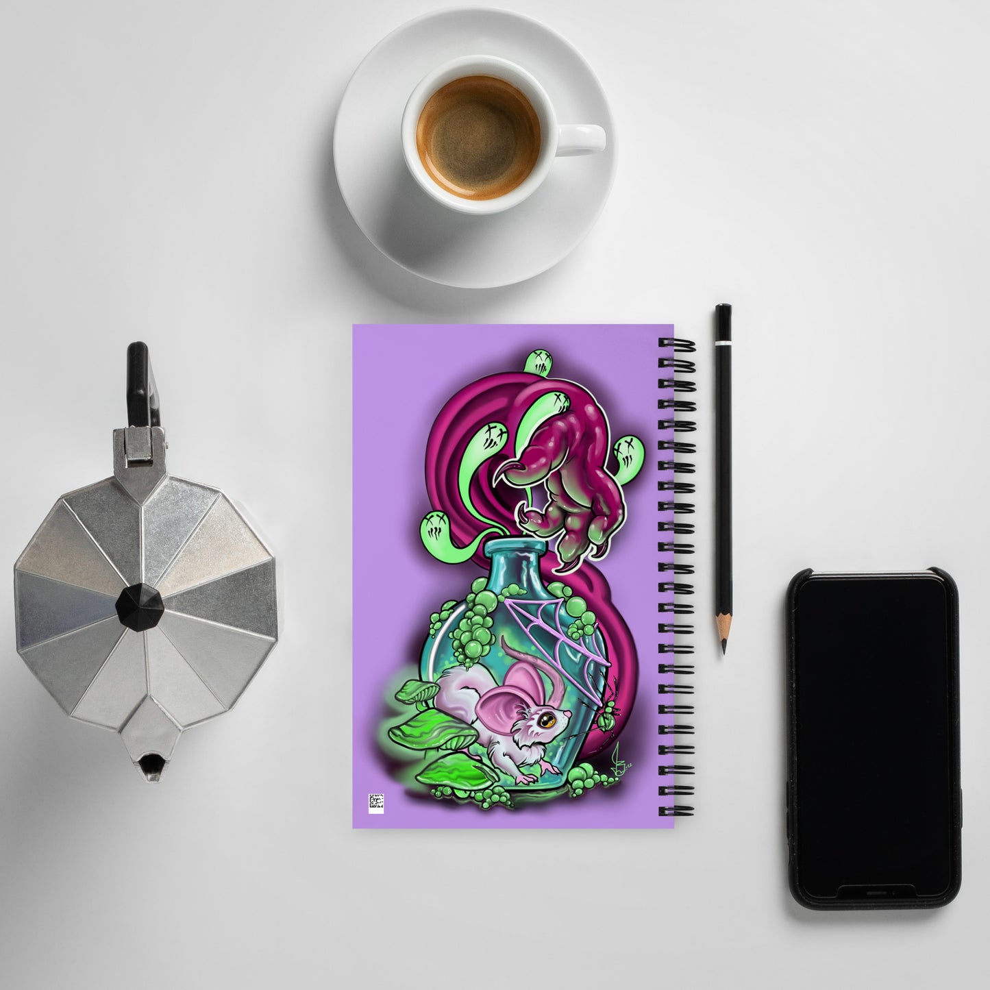 Spiral notebook - “Toil & Trouble”