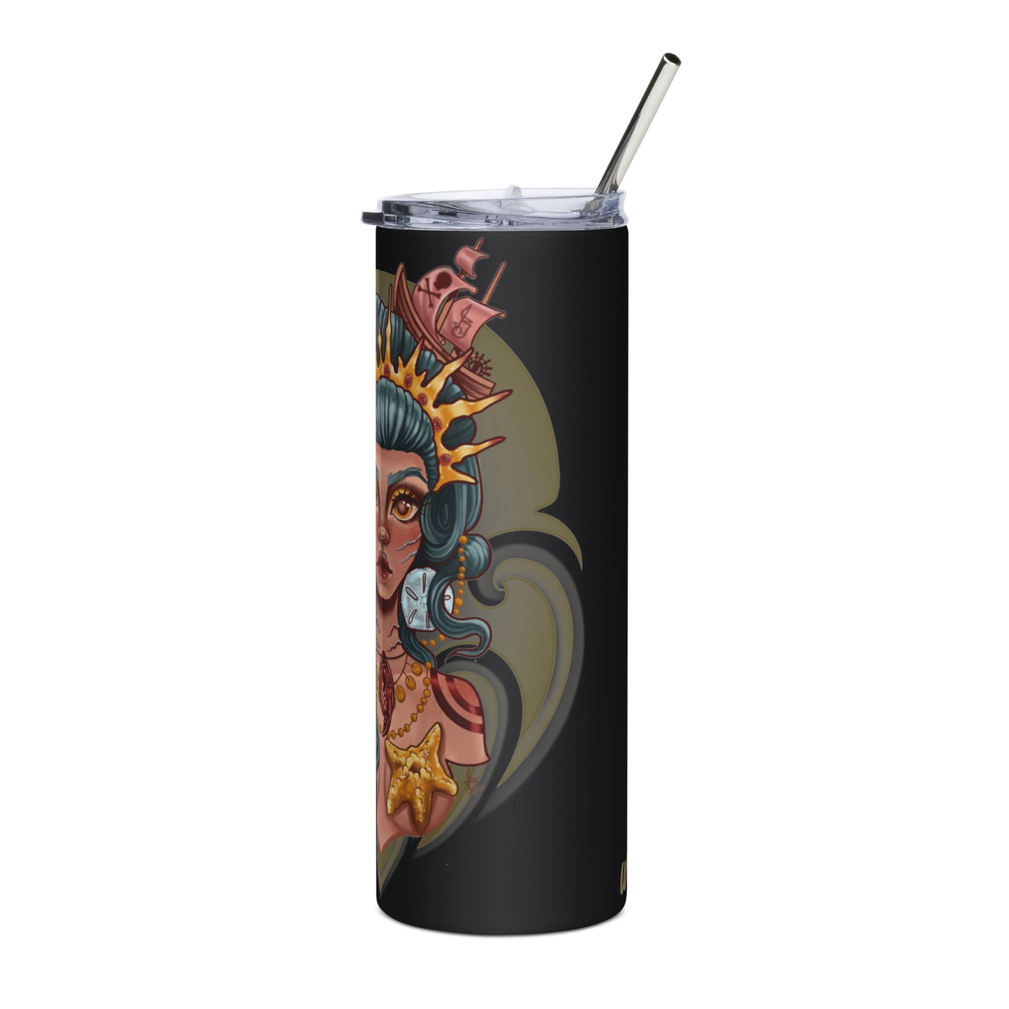 Stainless steel tumbler-"Ocean Queen"