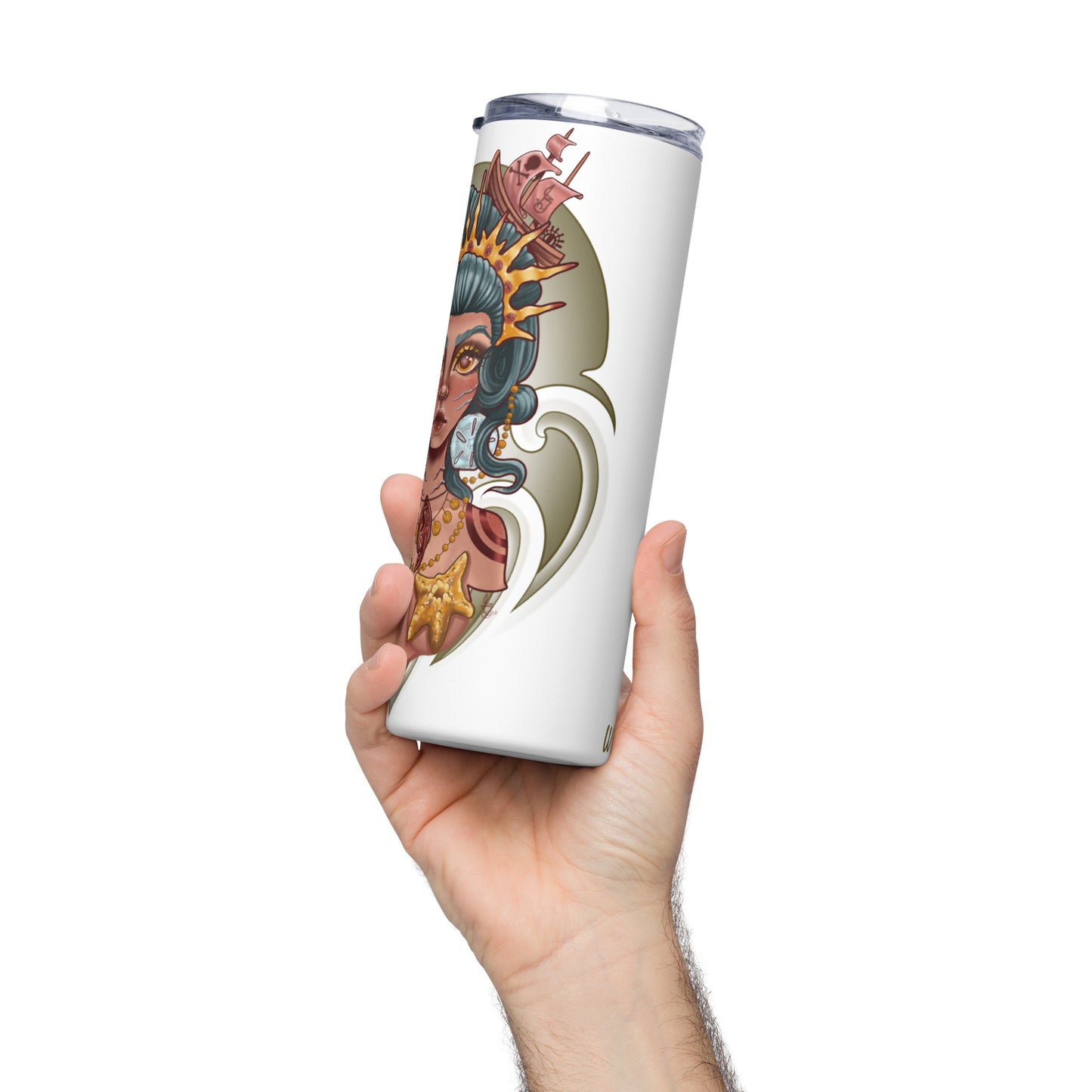Stainless steel tumbler-"Ocean Queen"