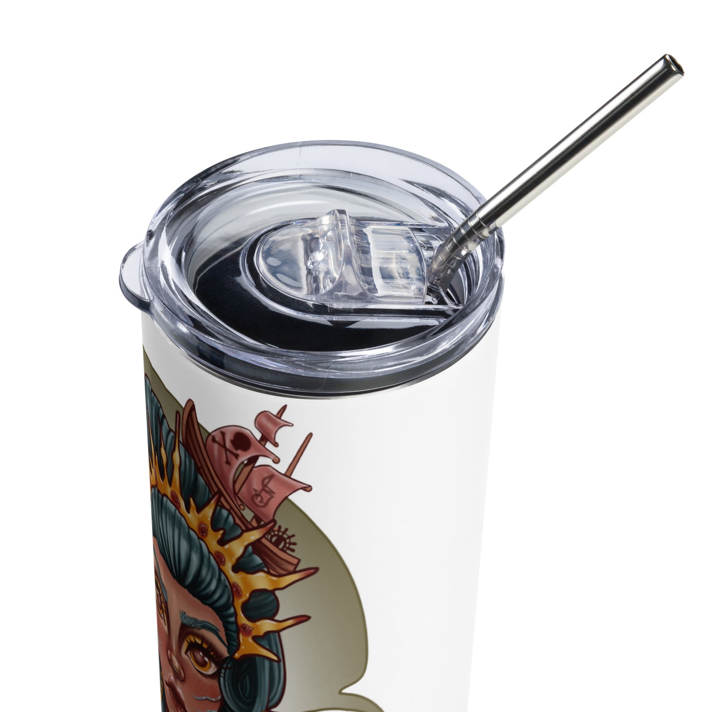 Stainless steel tumbler-"Ocean Queen"