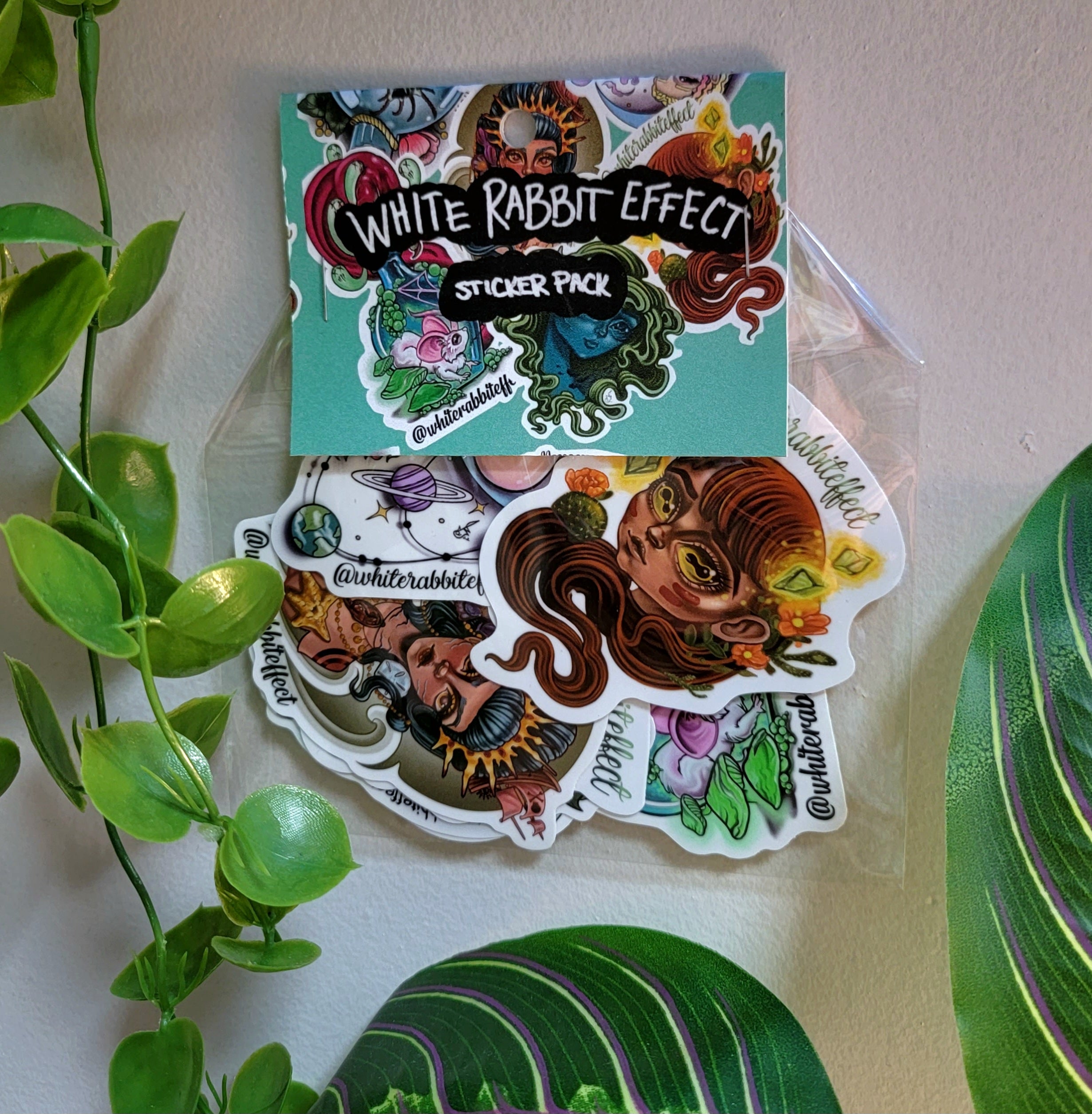 White Rabbit Sticker Pack – White Rabbit Art