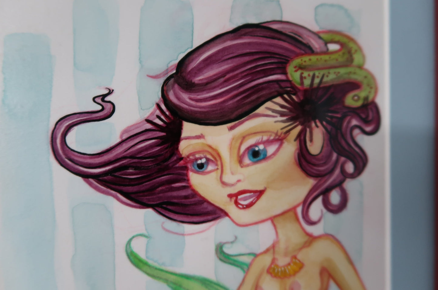 "Mer Friend" 9"x11" ORIGINAL PAINTING