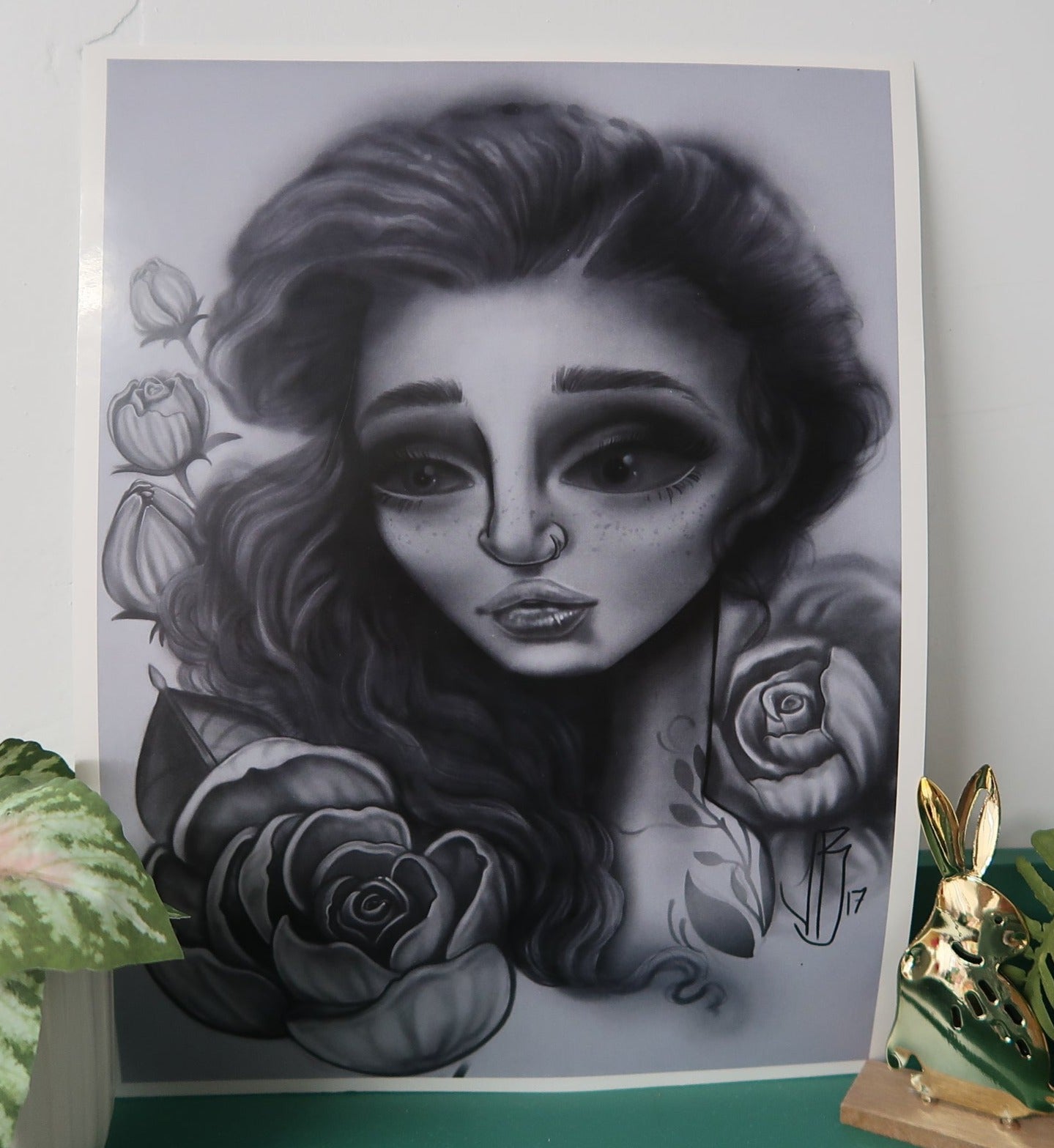 "Dark Rose" PRINT