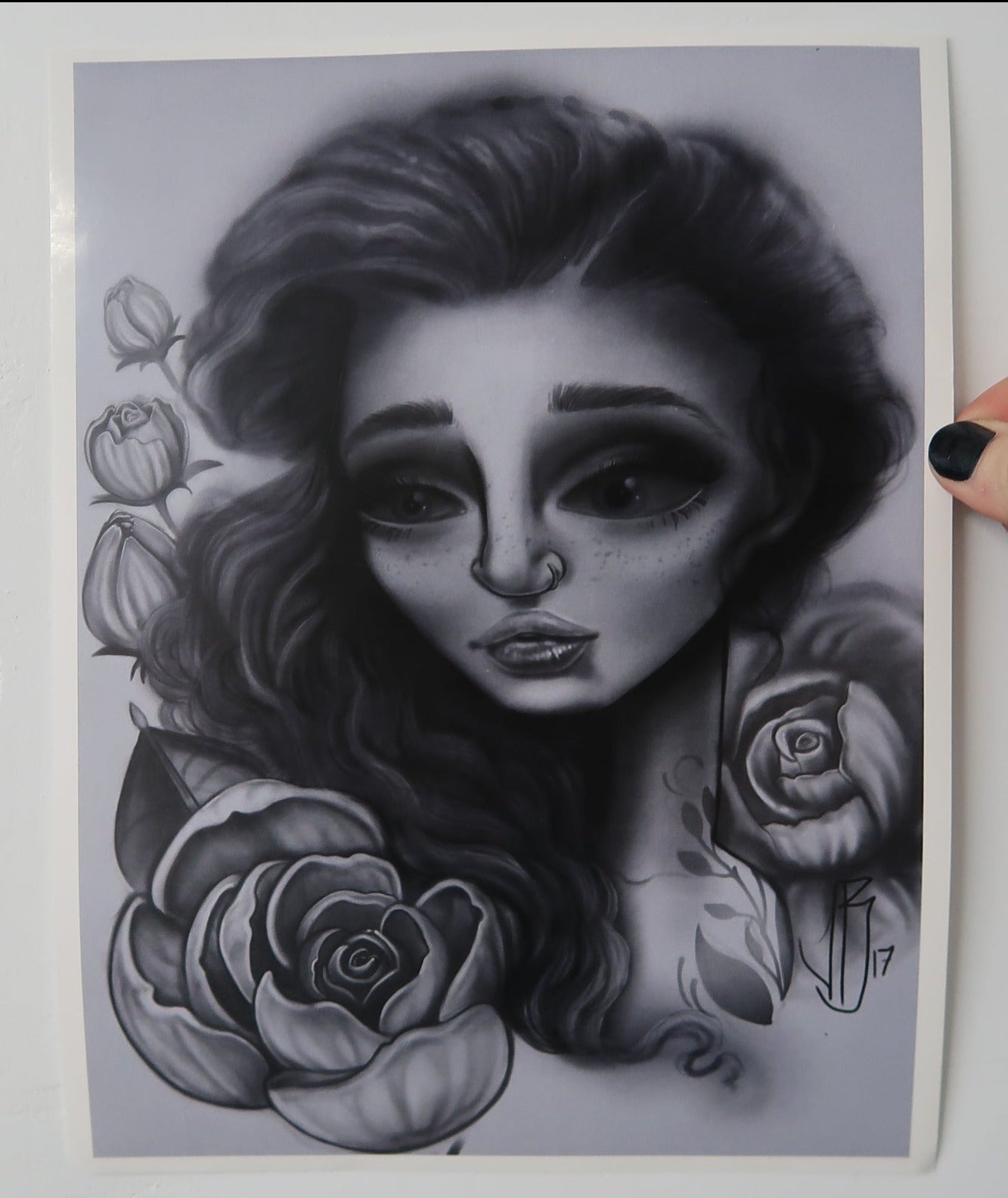 "Dark Rose" PRINT