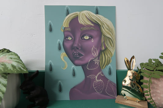 "Strawberry Lemonade"  FINE ART PRINT