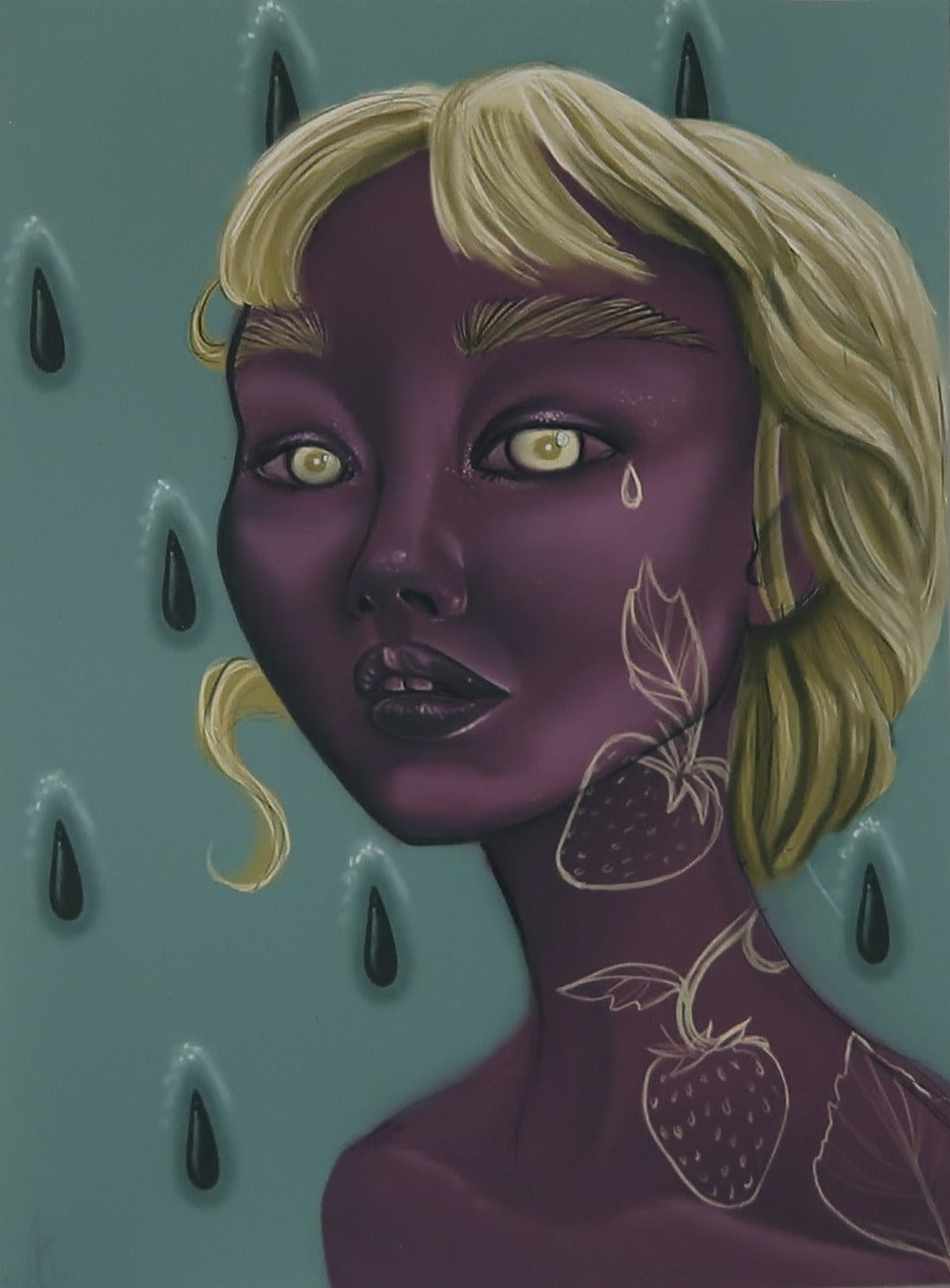 "Strawberry Lemonade"  FINE ART PRINT