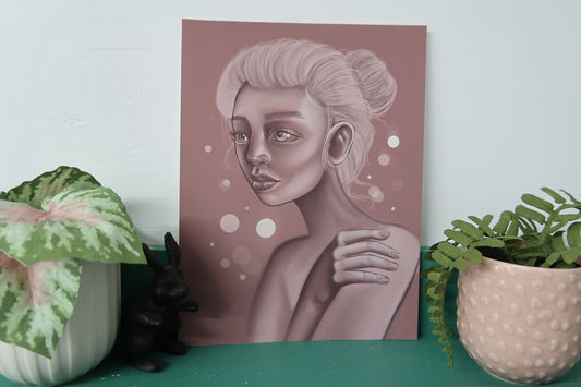 "Rose Water" 6"X8" FINE ART PRINT