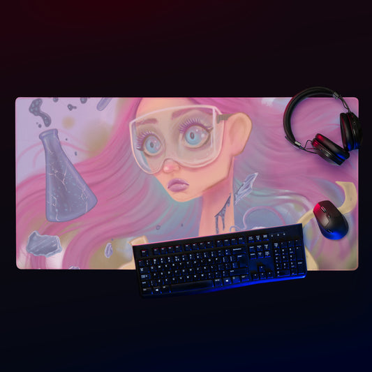 Gaming mouse pad- "Lab Rat"