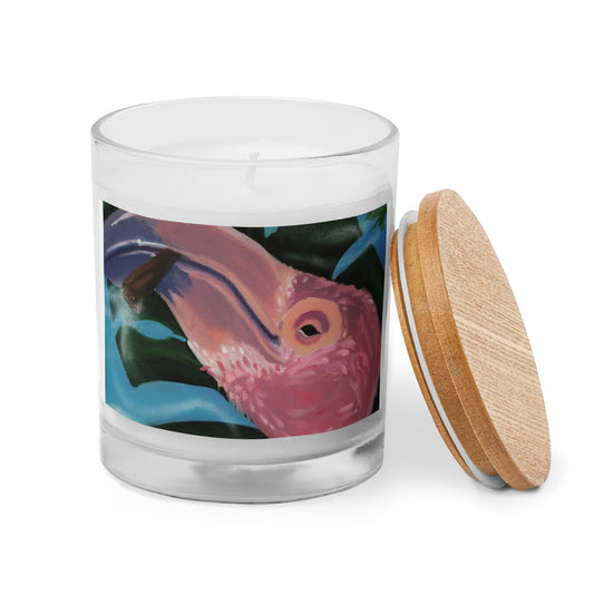 Glass jar candle - Fla-migo