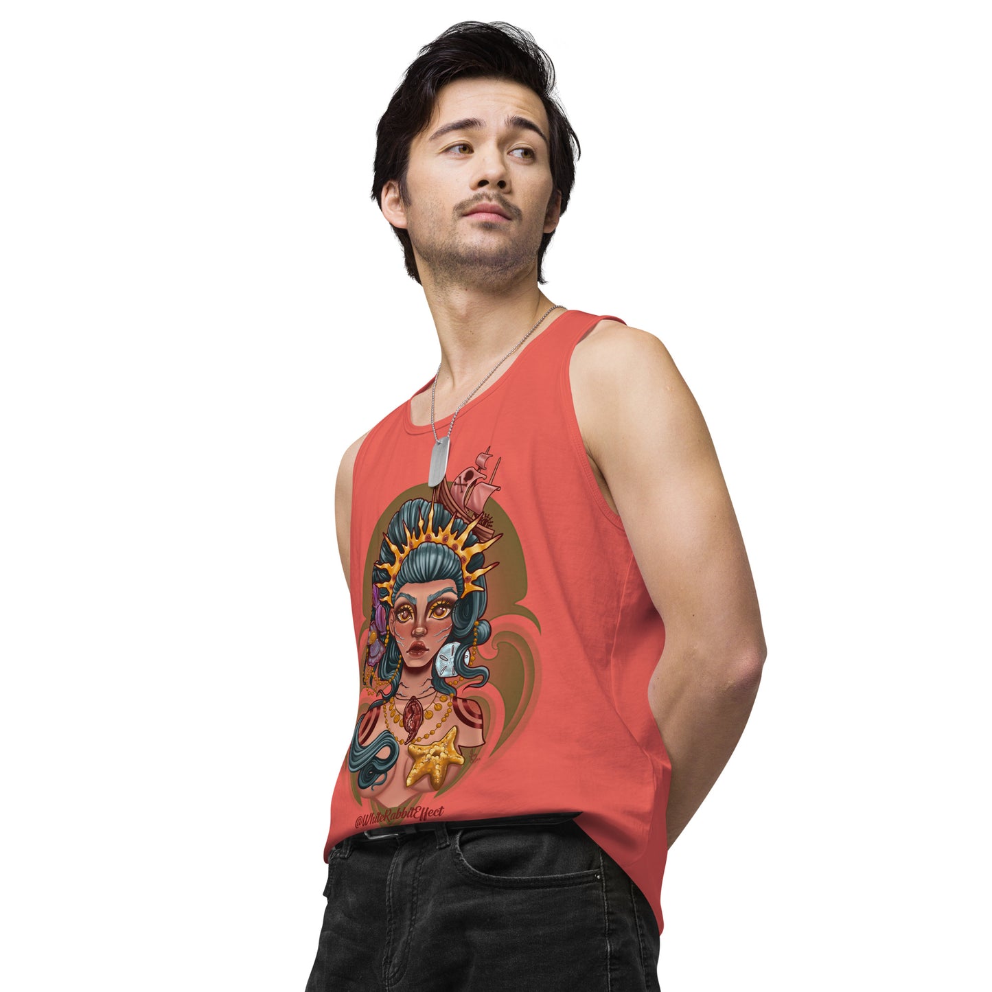 Men’s premium tank top - "Mermaid Queen"