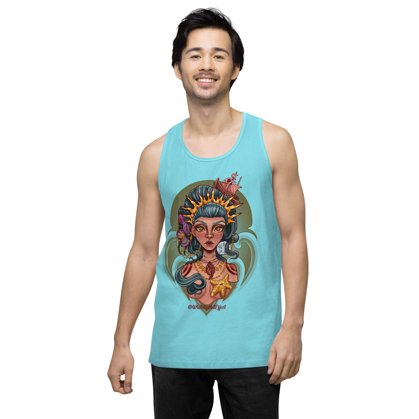 Men’s premium tank top - "Mermaid Queen"