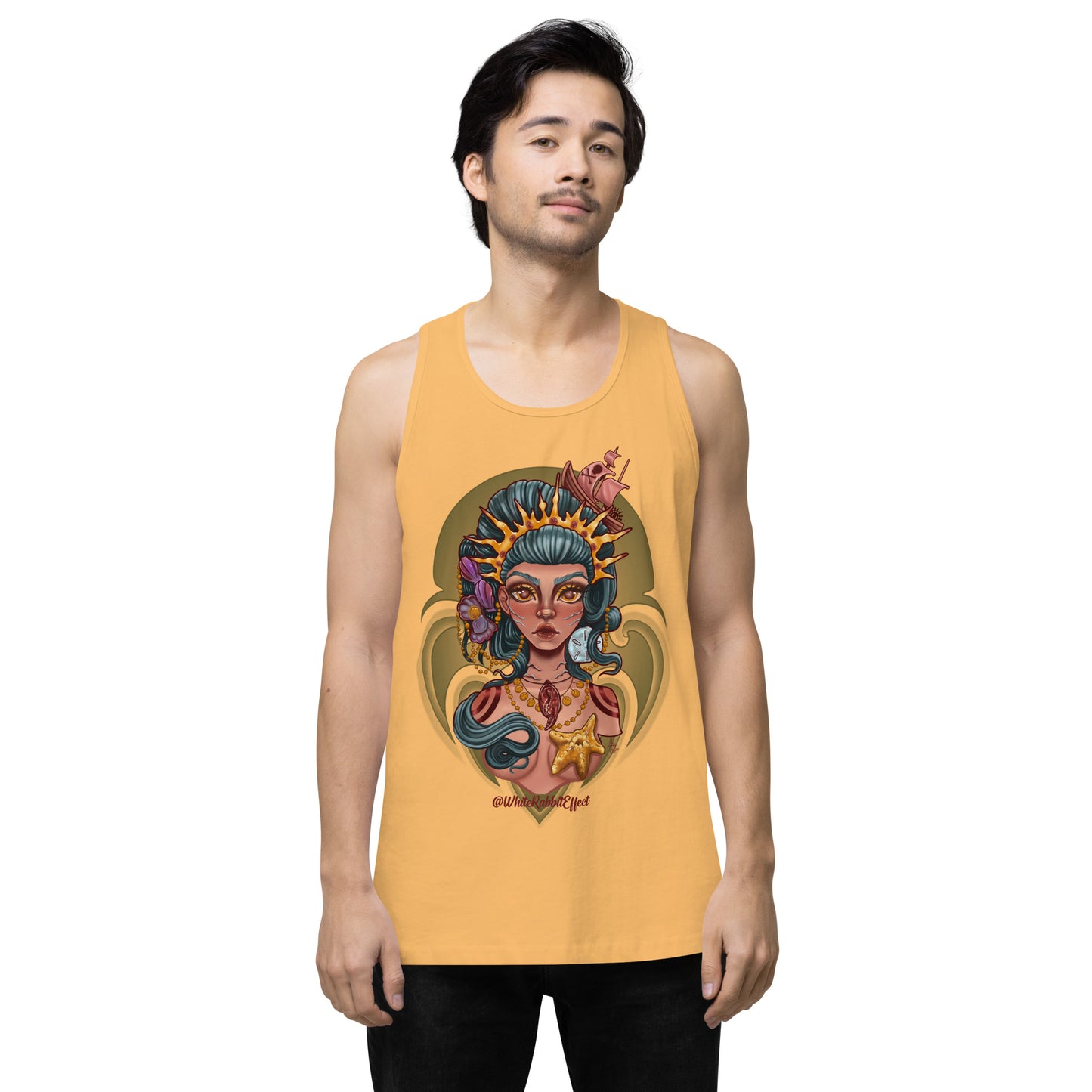 Men’s premium tank top - "Mermaid Queen"