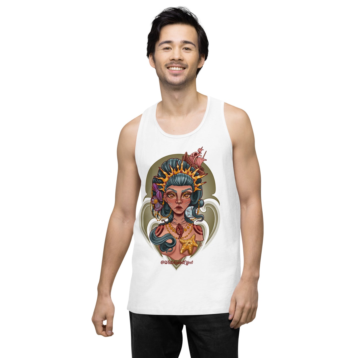 Men’s premium tank top - "Mermaid Queen"