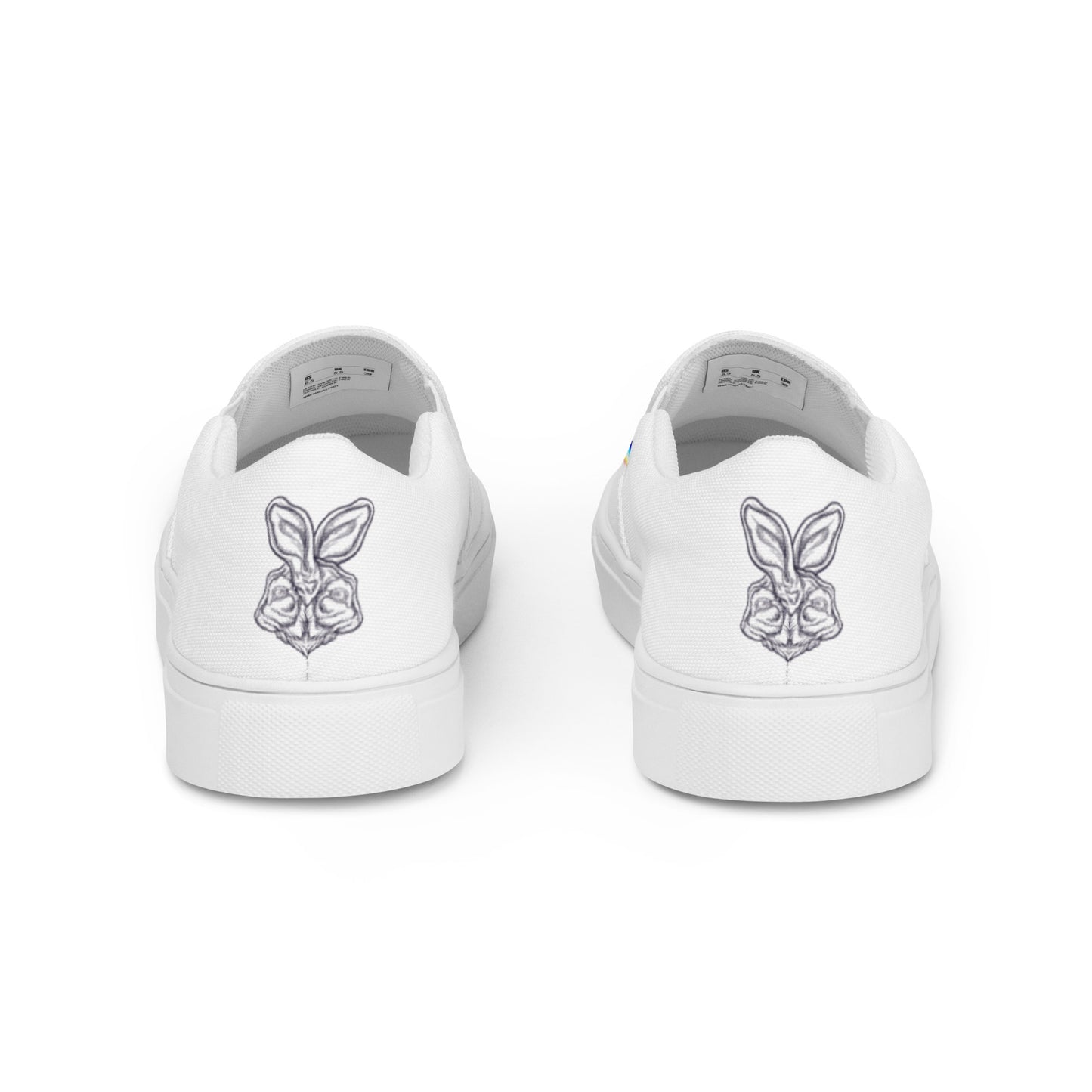 Men’s slip-on canvas shoes-"Have a Nice Day/ Dont Trip"