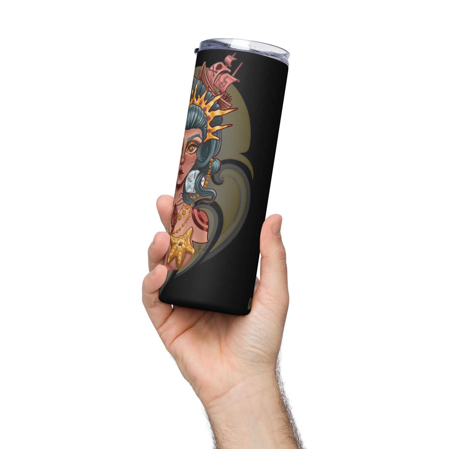 Stainless steel tumbler-"Ocean Queen"