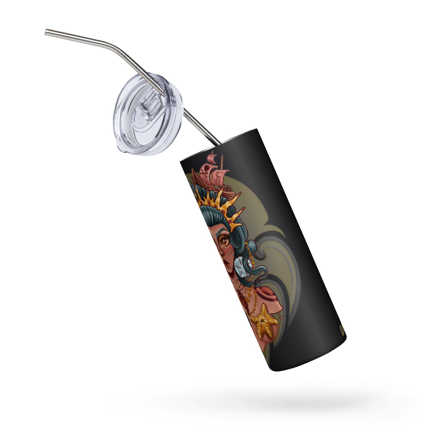 Stainless steel tumbler-"Ocean Queen"