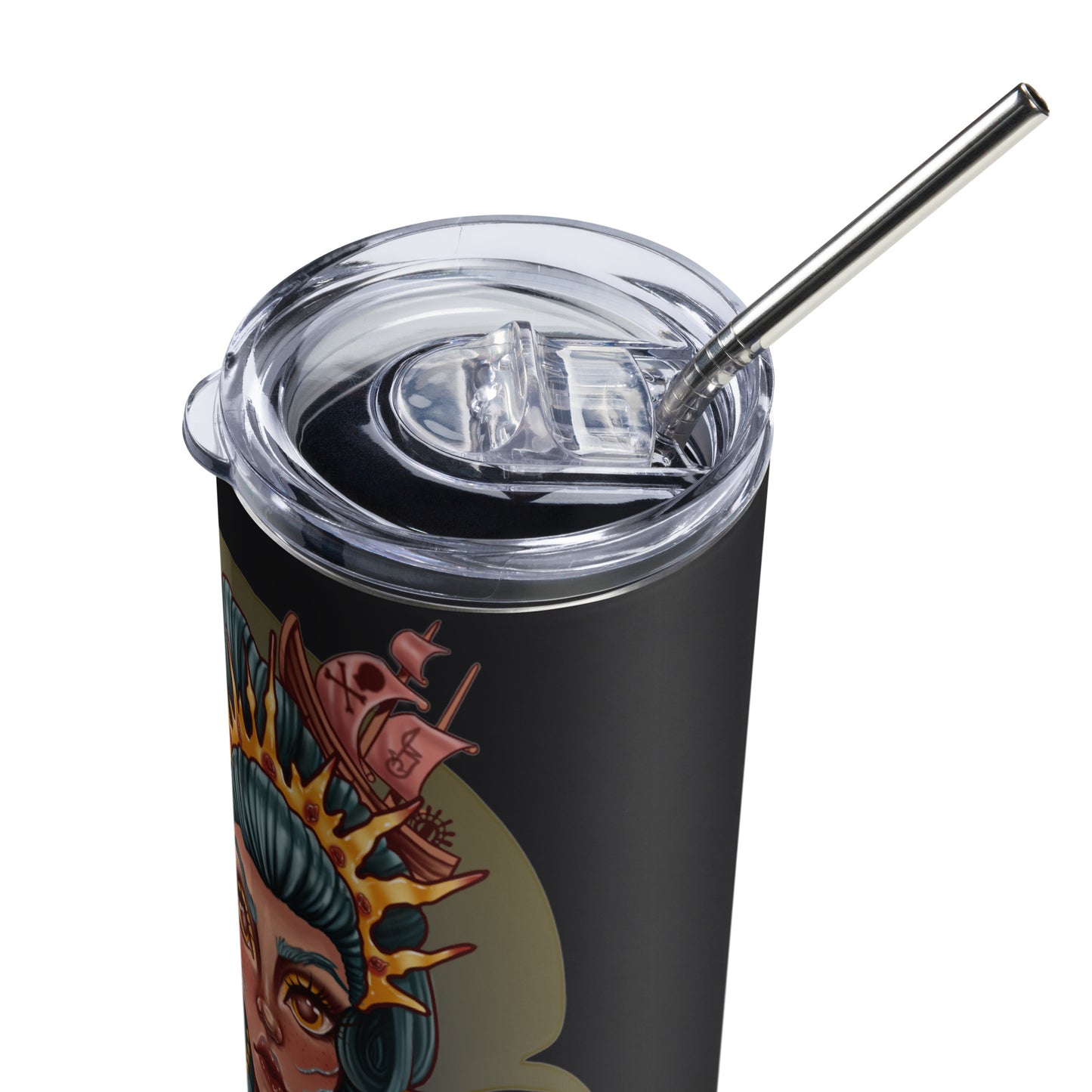 Stainless steel tumbler-"Ocean Queen"