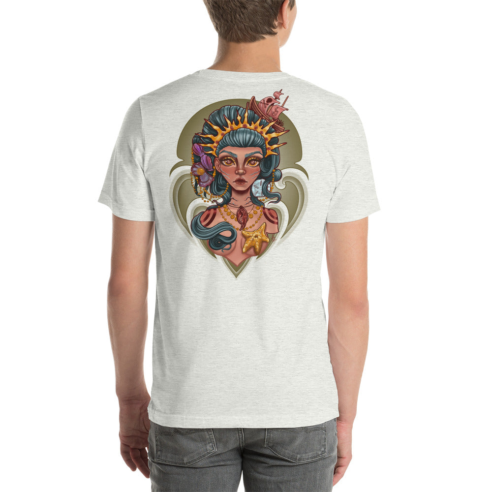 Unisex t-shirt-"Ocean Queen" Back