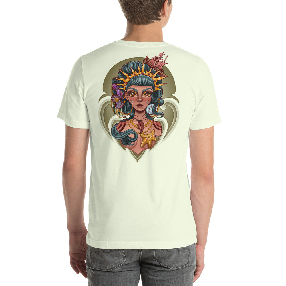 Unisex t-shirt-"Ocean Queen" Back