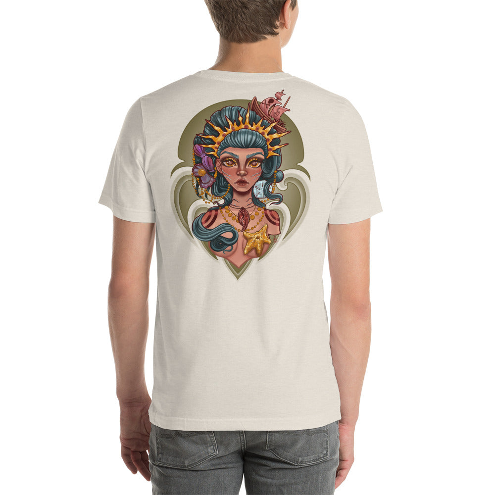 Unisex t-shirt-"Ocean Queen" Back