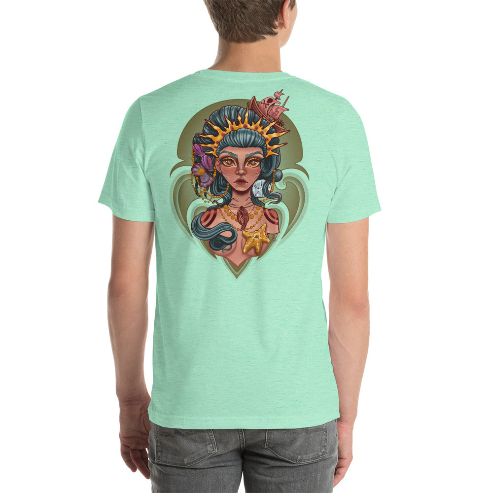 Unisex t-shirt-"Ocean Queen" Back