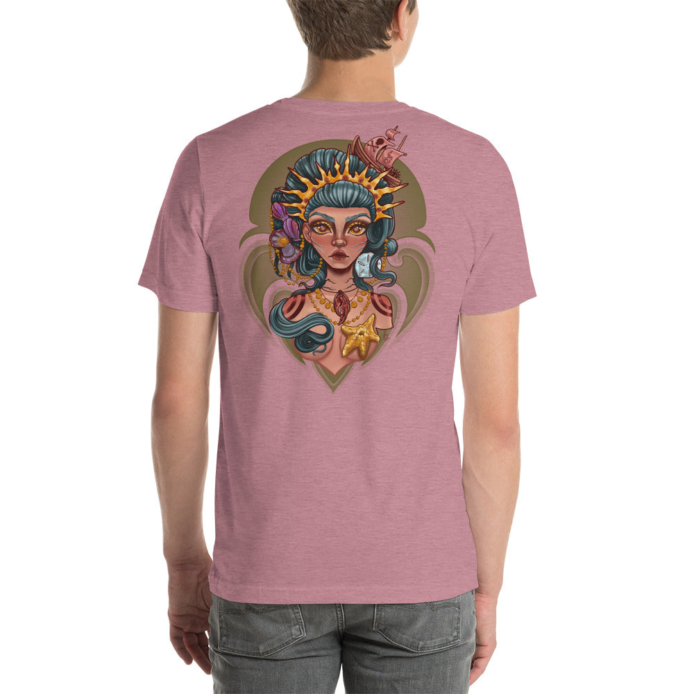 Unisex t-shirt-"Ocean Queen" Back