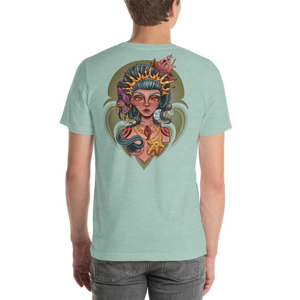 Unisex t-shirt-"Ocean Queen" Back