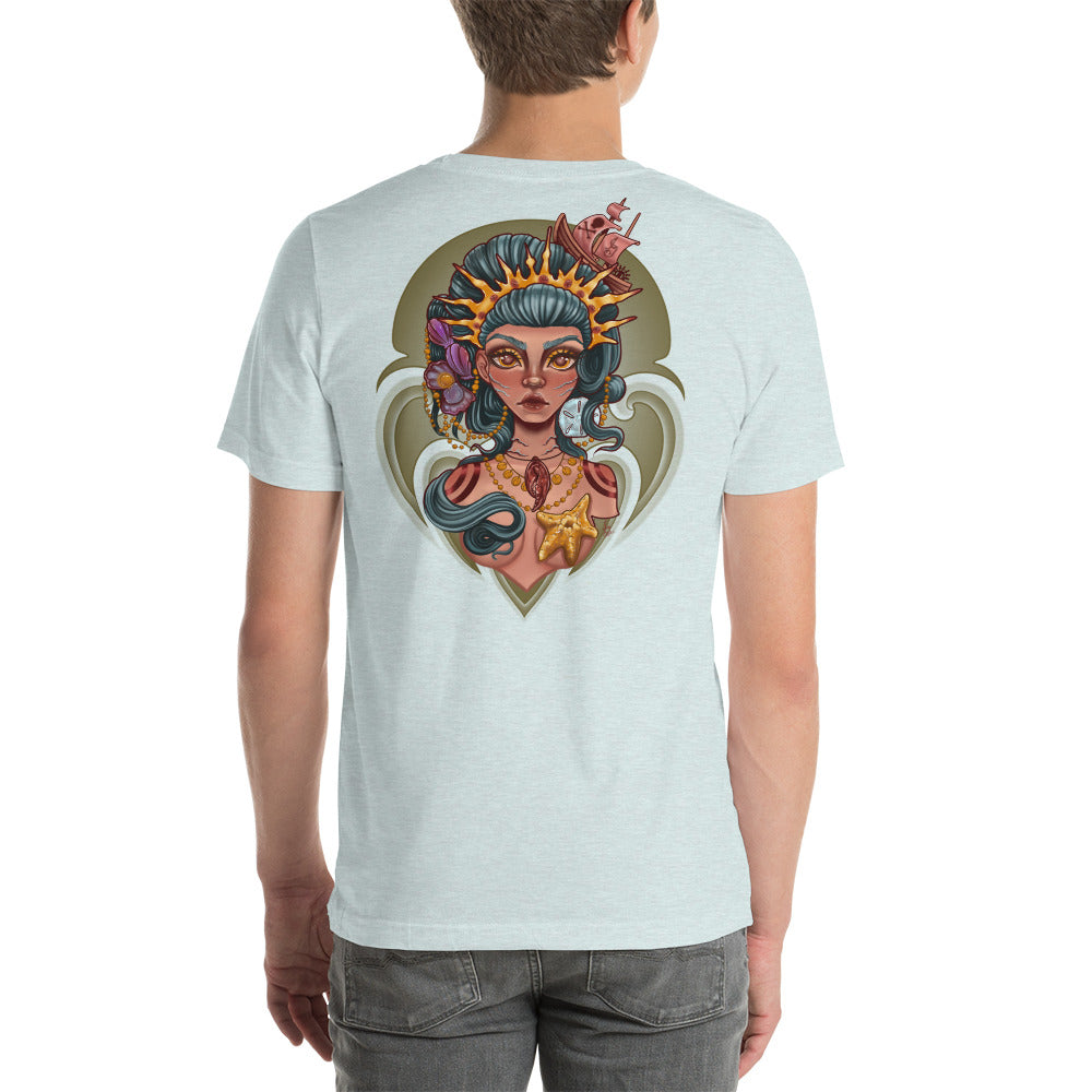 Unisex t-shirt-"Ocean Queen" Back