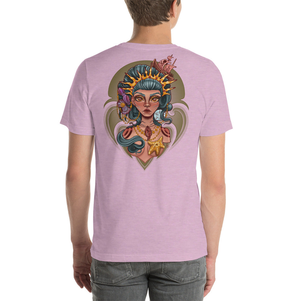 Unisex t-shirt-"Ocean Queen" Back