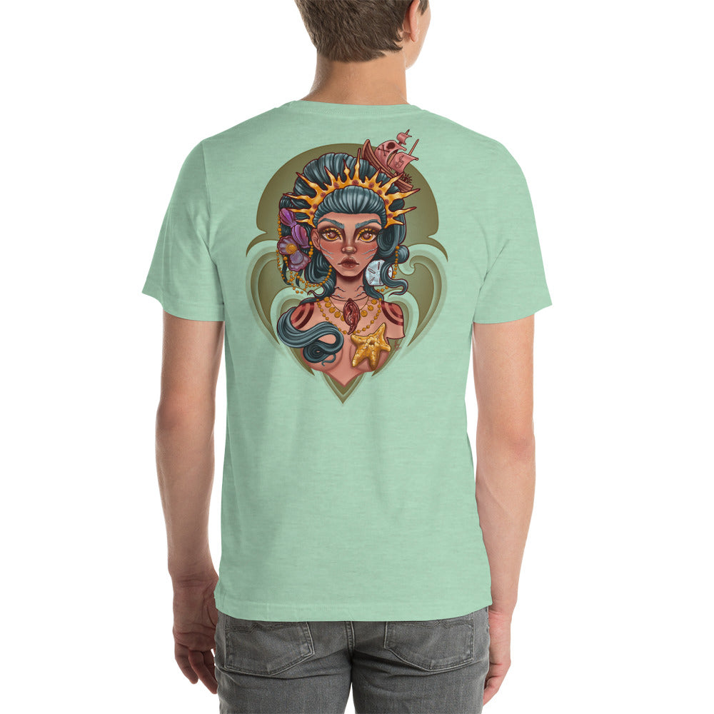 Unisex t-shirt-"Ocean Queen" Back