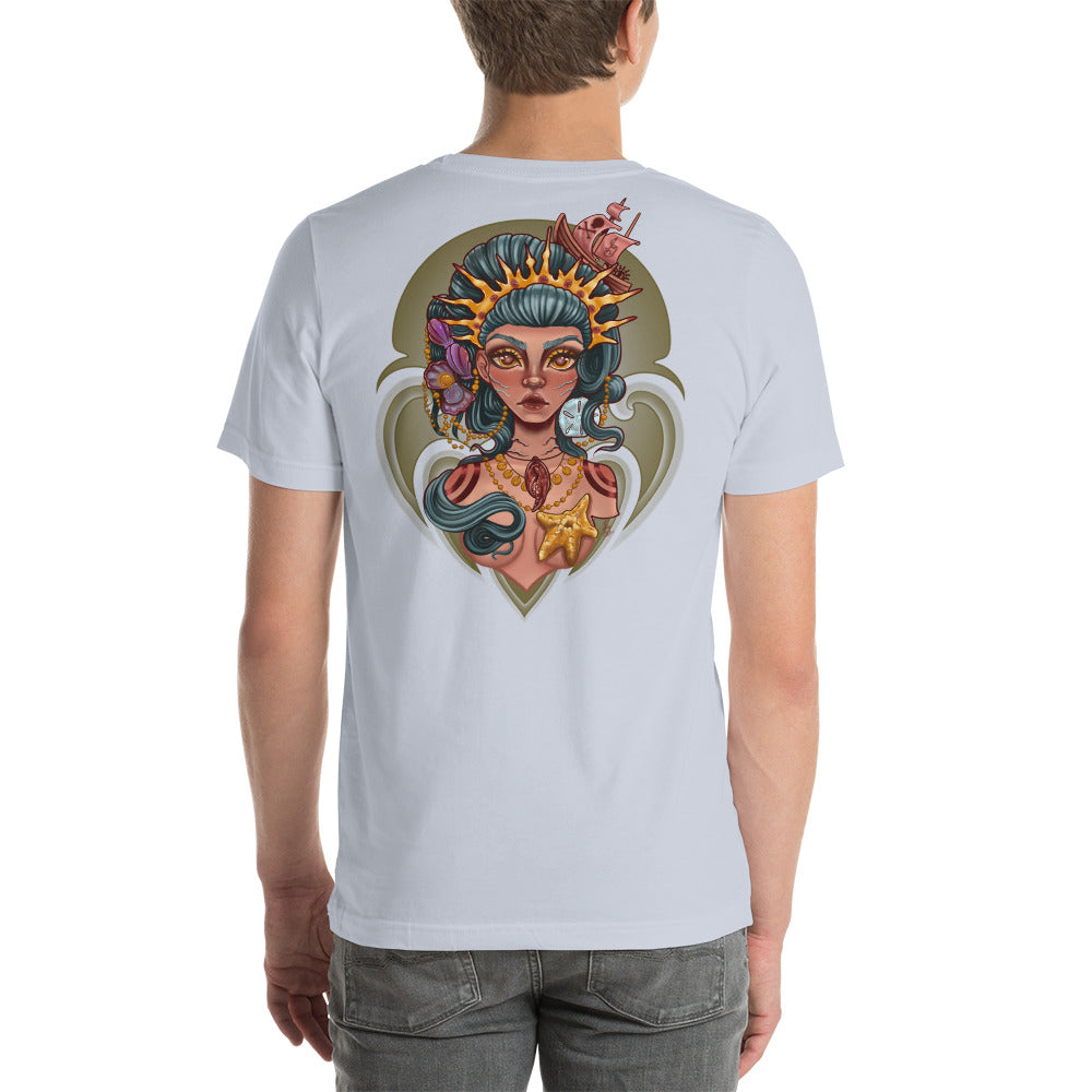 Unisex t-shirt-"Ocean Queen" Back