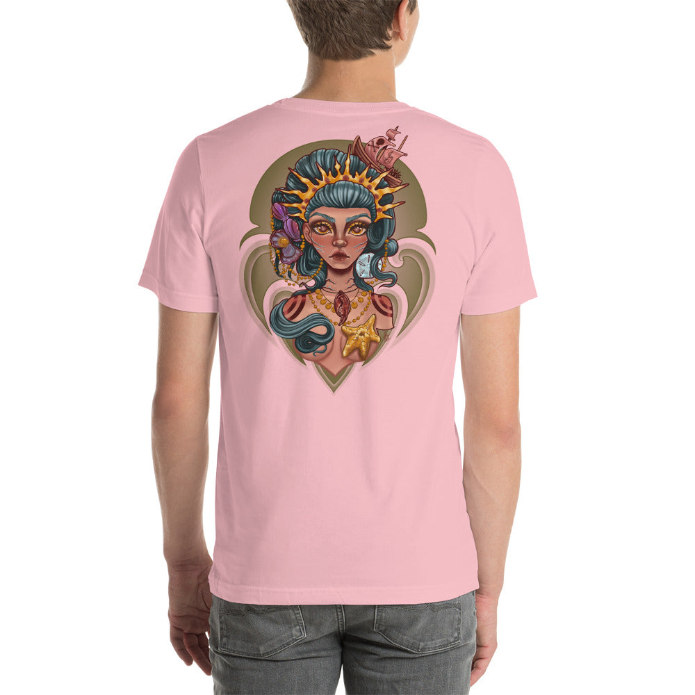 Unisex t-shirt-"Ocean Queen" Back