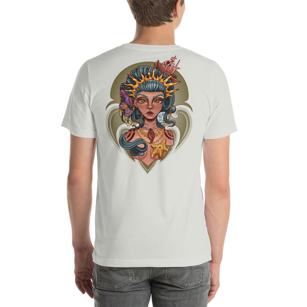 Unisex t-shirt-"Ocean Queen" Back