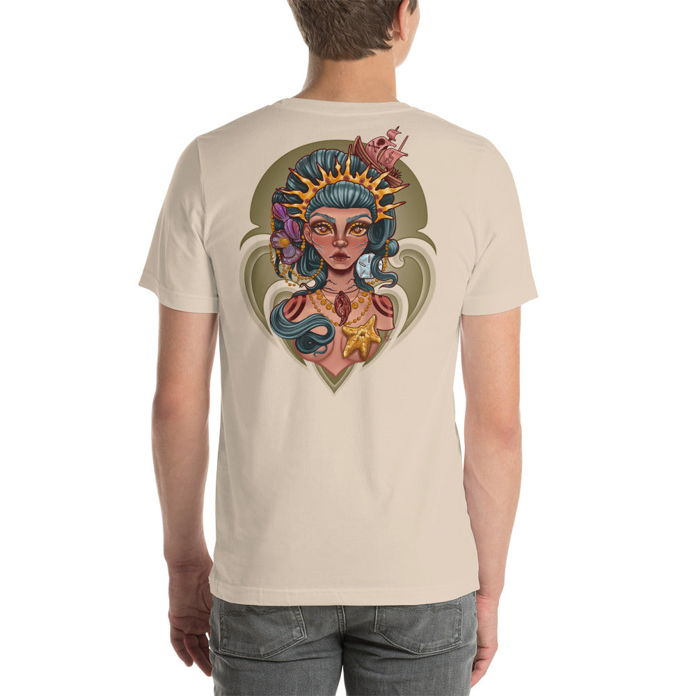 Unisex t-shirt-"Ocean Queen" Back