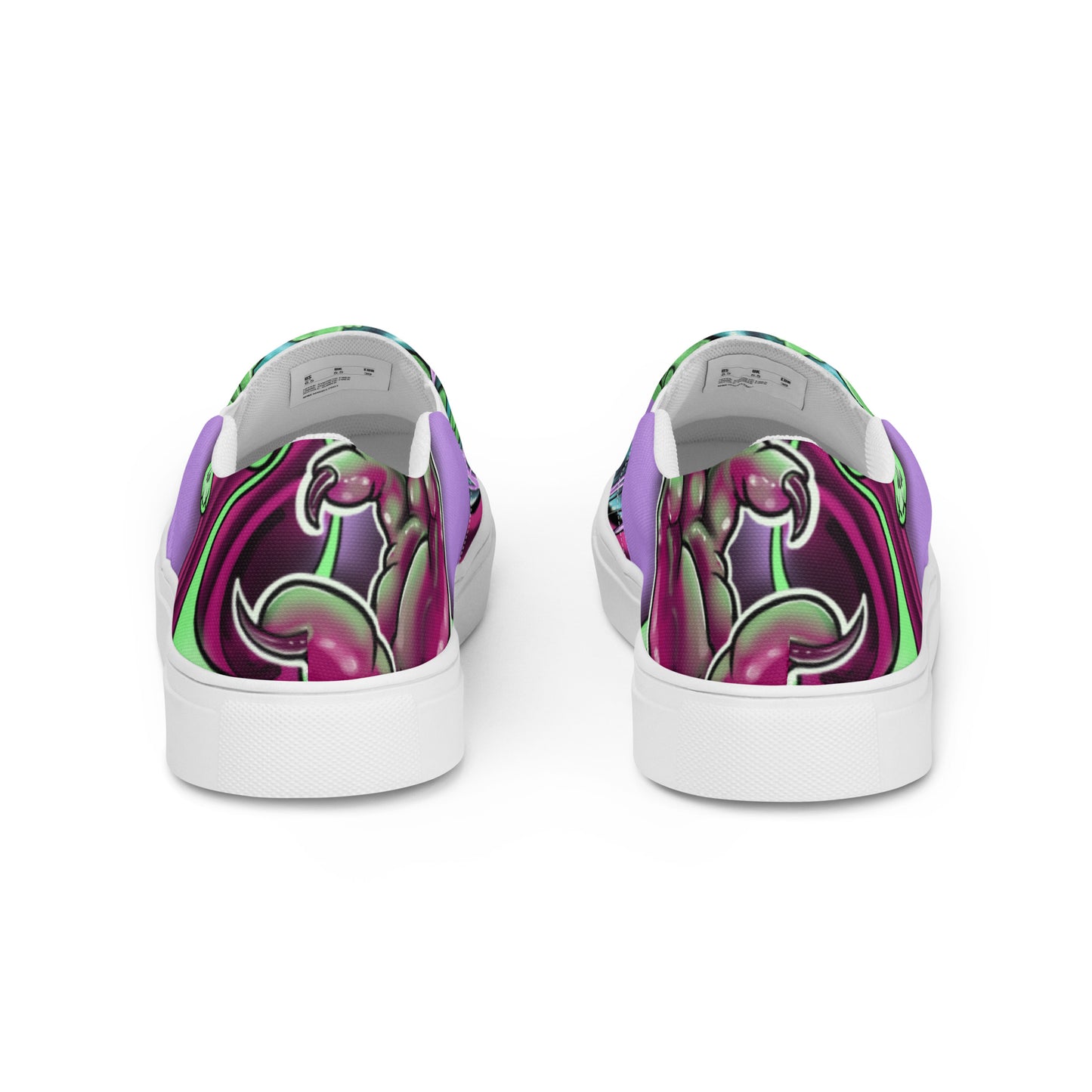 Women’s slip-on canvas shoes - "Toil & Trouble"