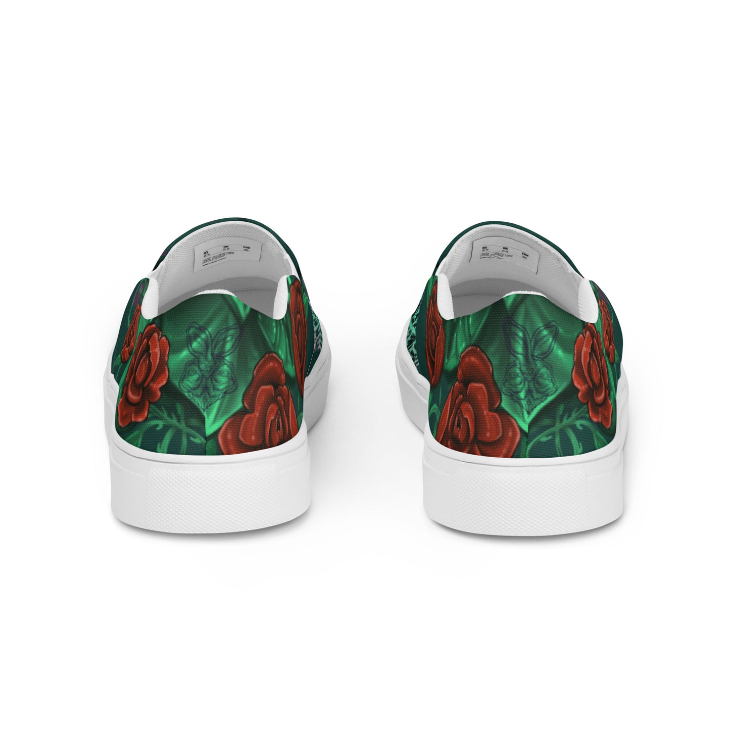 Women’s slip-on canvas shoes- "Wonderland Flower"